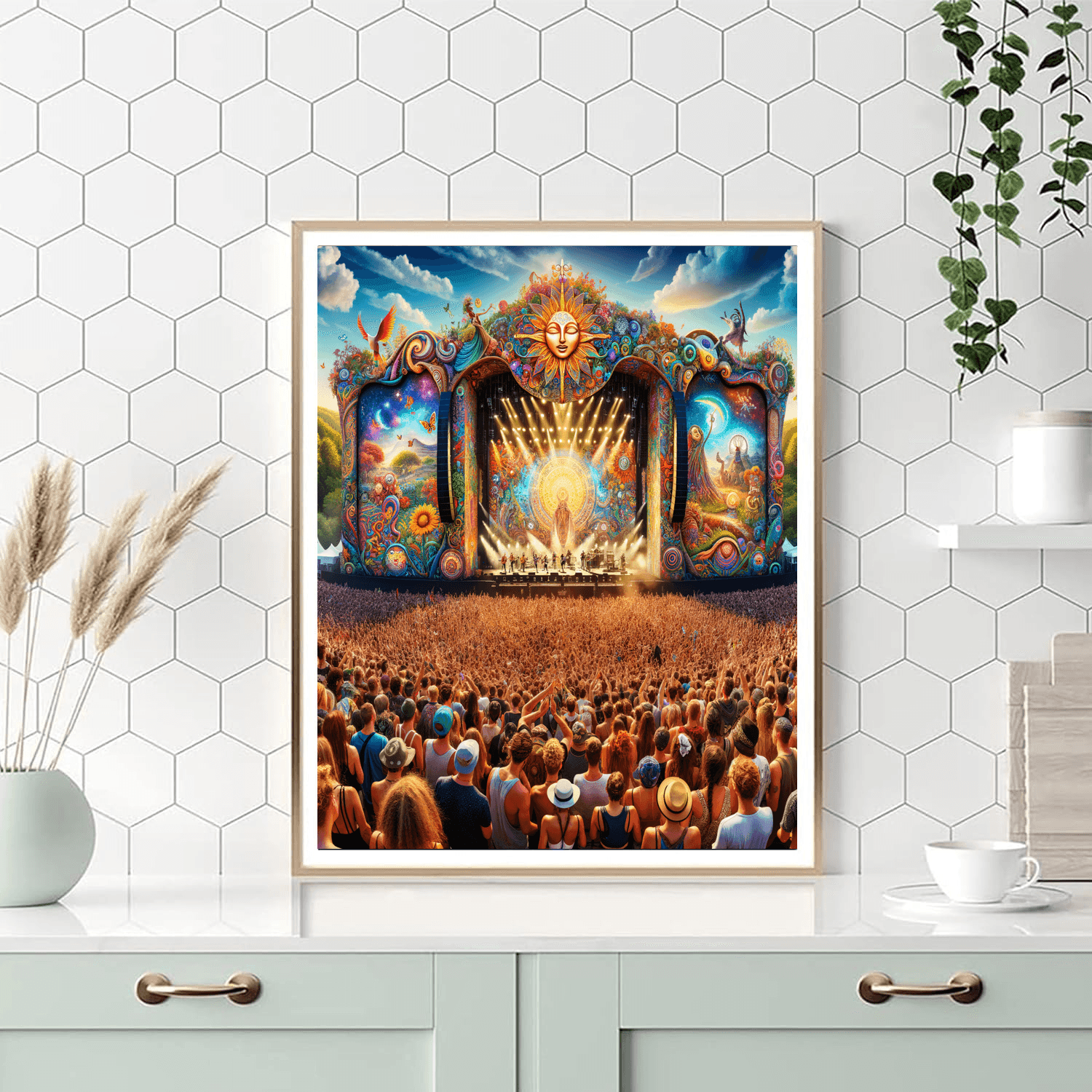 Woodstock Music Festival - United States Numbered Painting Kits