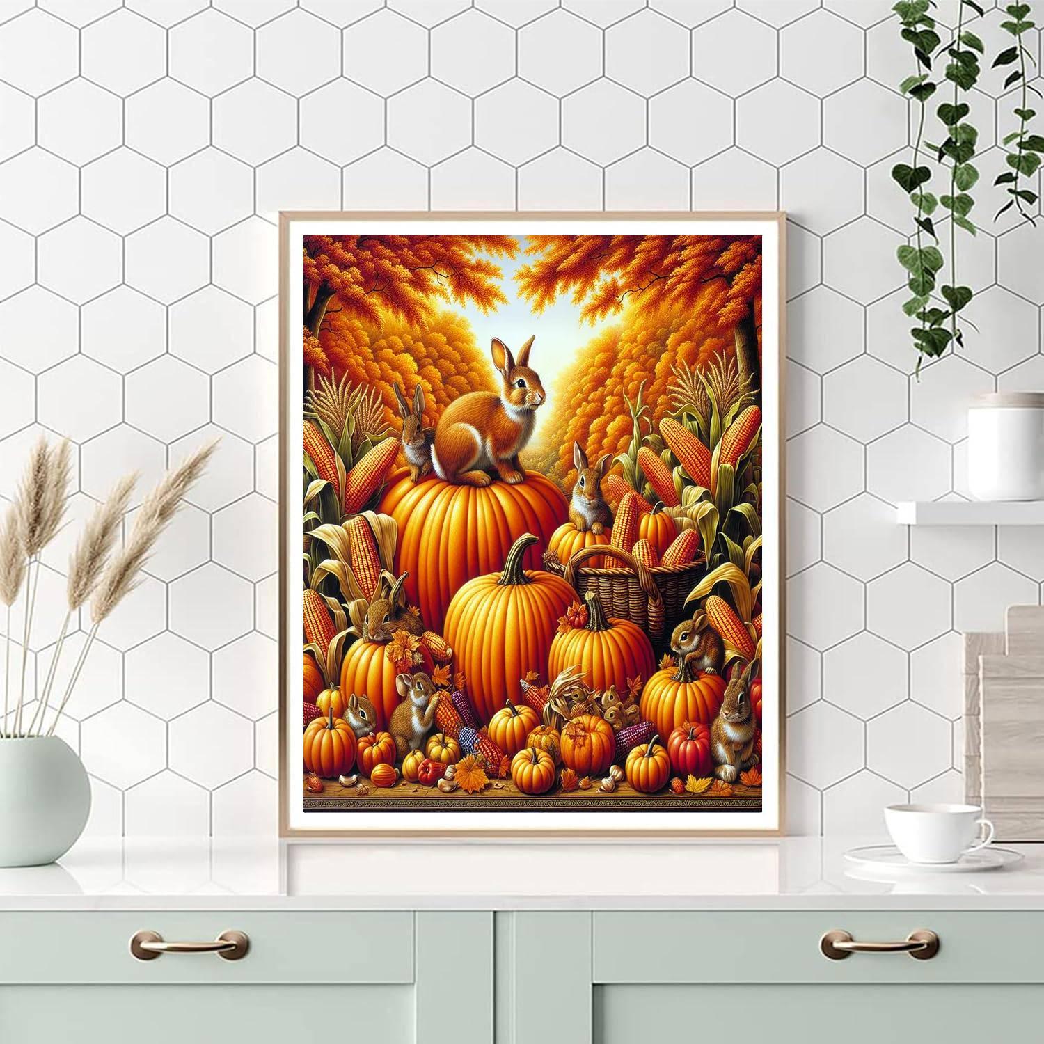Festive Fall Harvest Numbered Painting Kits