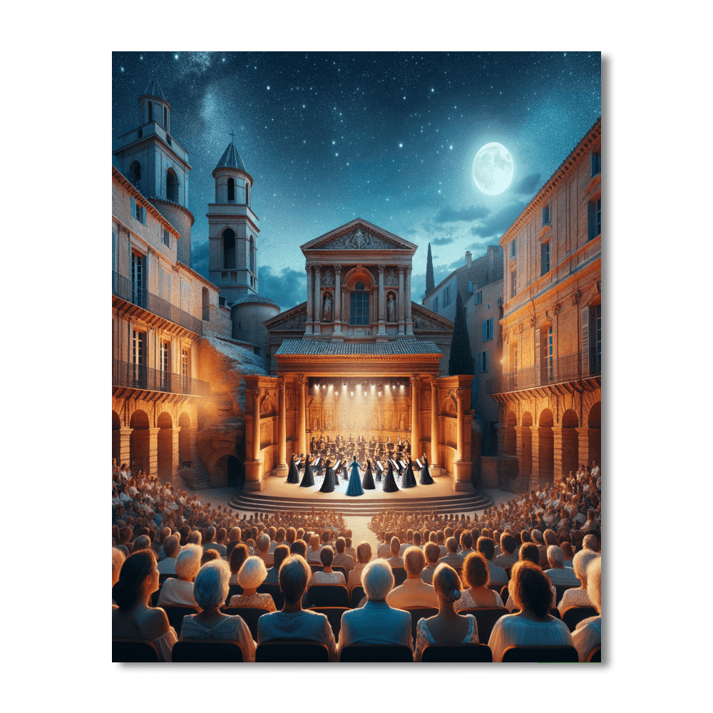 Aix-en-provence Festival - Provence Numbered Painting Kits