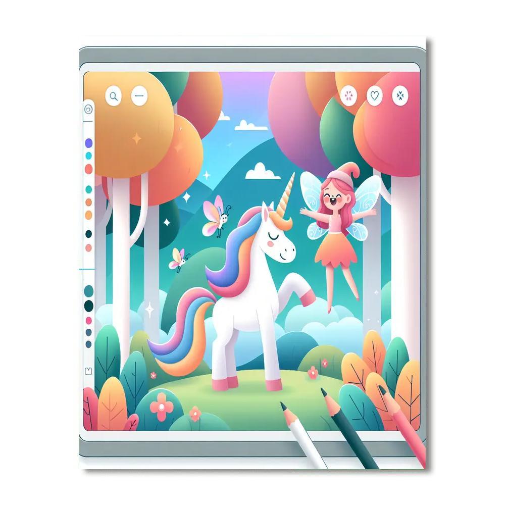 Magic Forest Exploration Paint By Numbers Art
