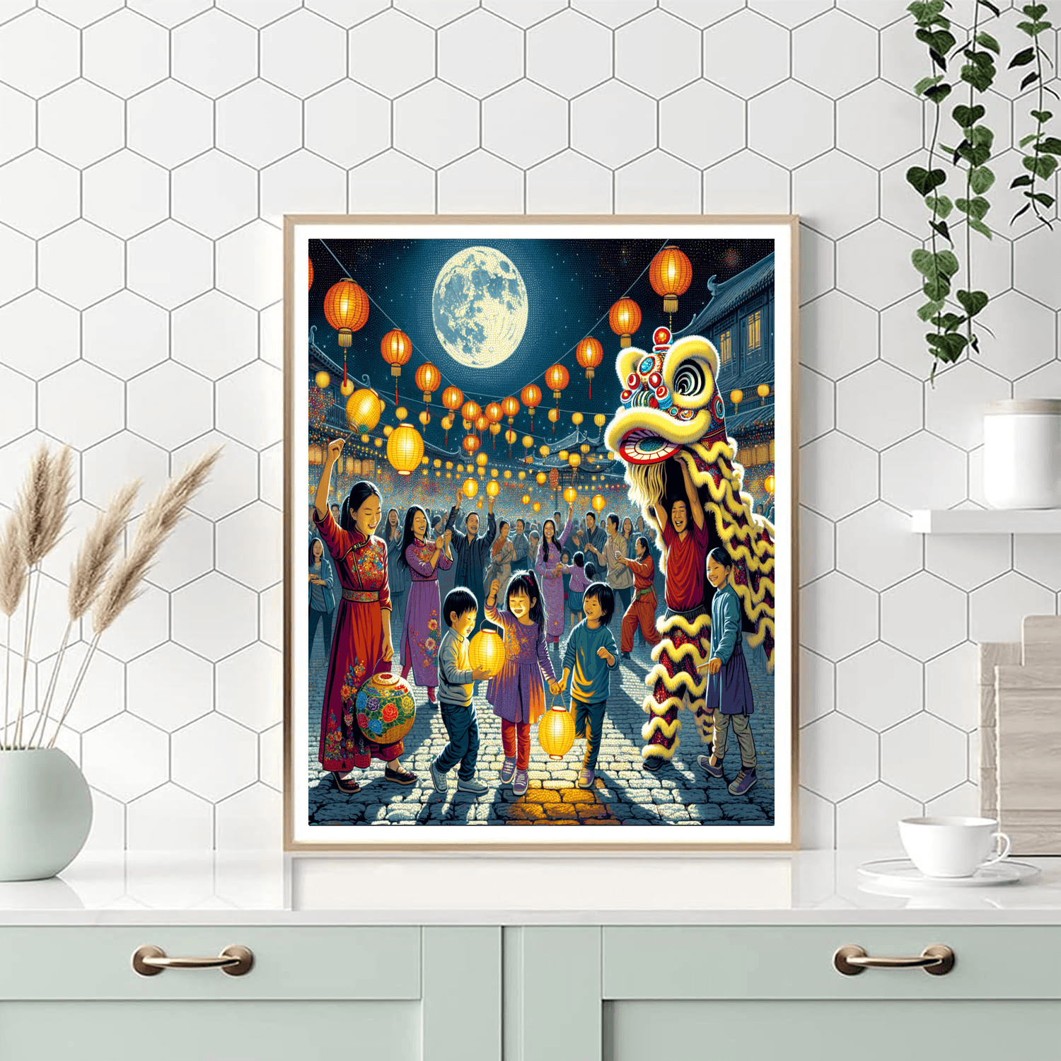 Mid-autumn Festival - China Number Painting