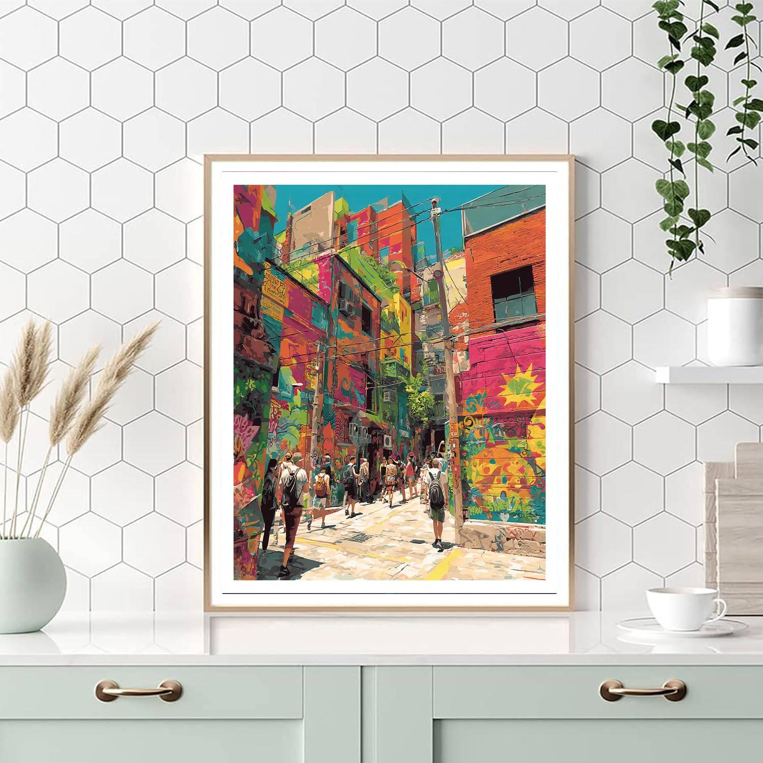 Street Art Tour - Buenos Aires DIY Paint By Numbers