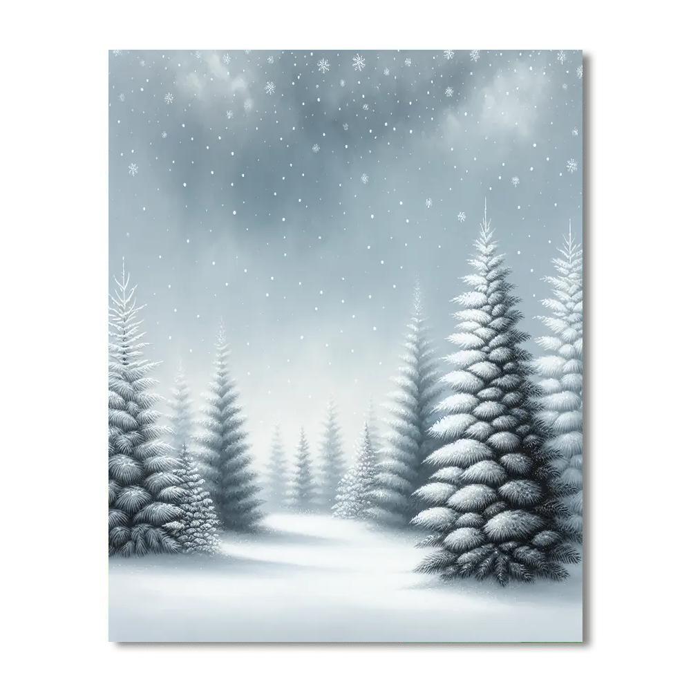 Winter Stillness Paint By Numbers Kits