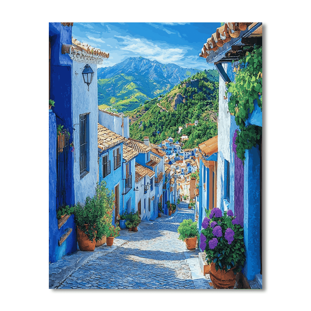 Chefchaouen - Morocco DIY Paint By Numbers