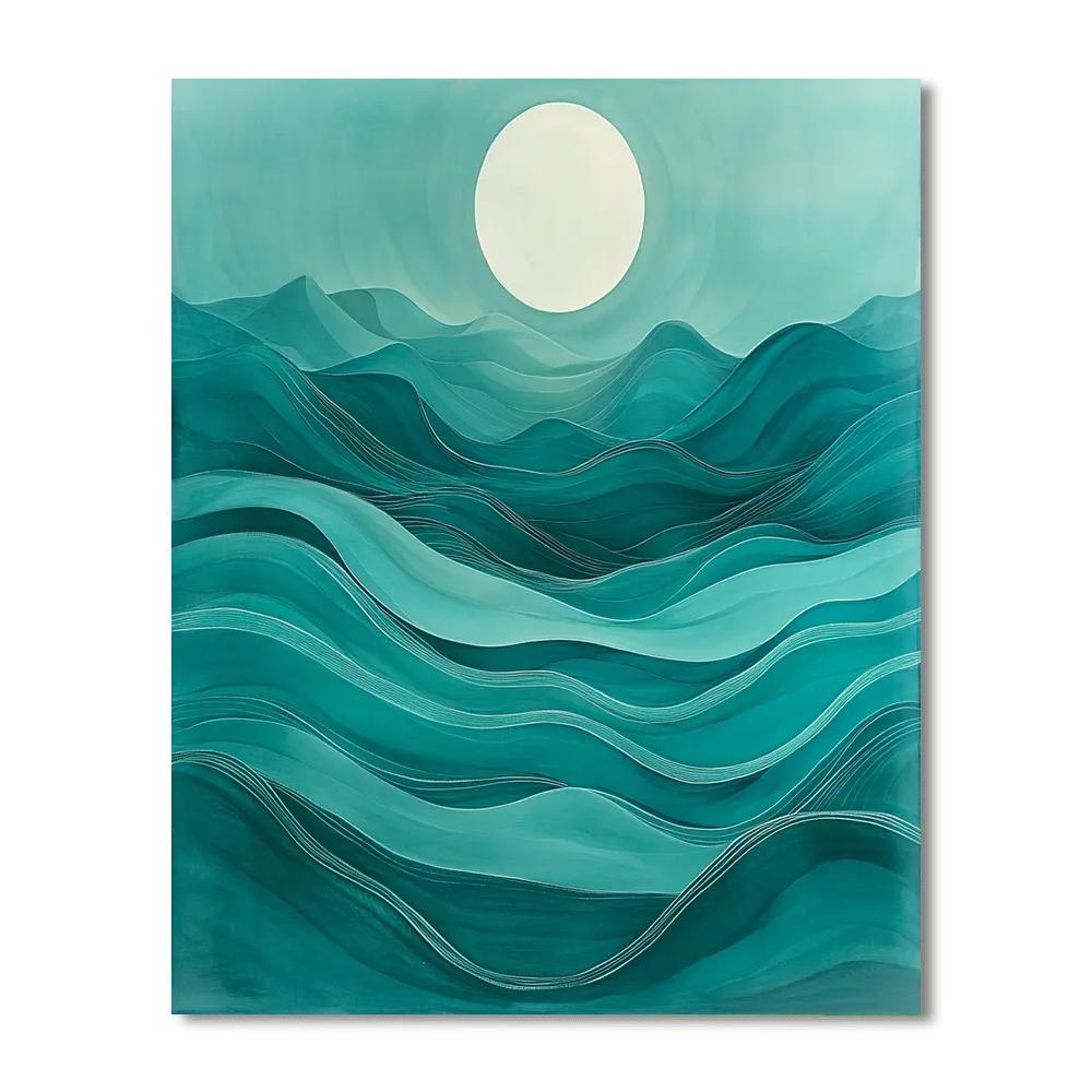 Nandalal Bose Inspired Sacred Rhythms Of The Ganges  Painting Number Kit