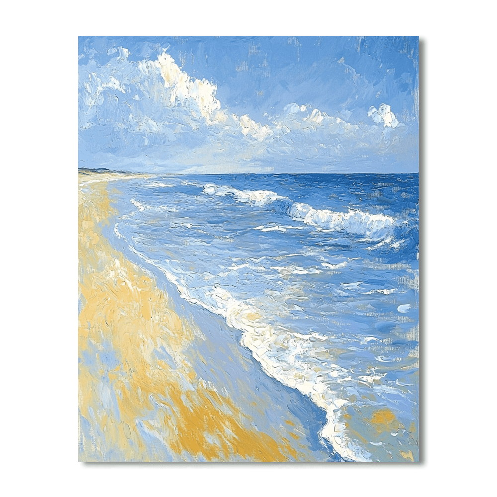 J.M.W. Turner Inspired Shores Of Tranquility  Paint By Numbers
