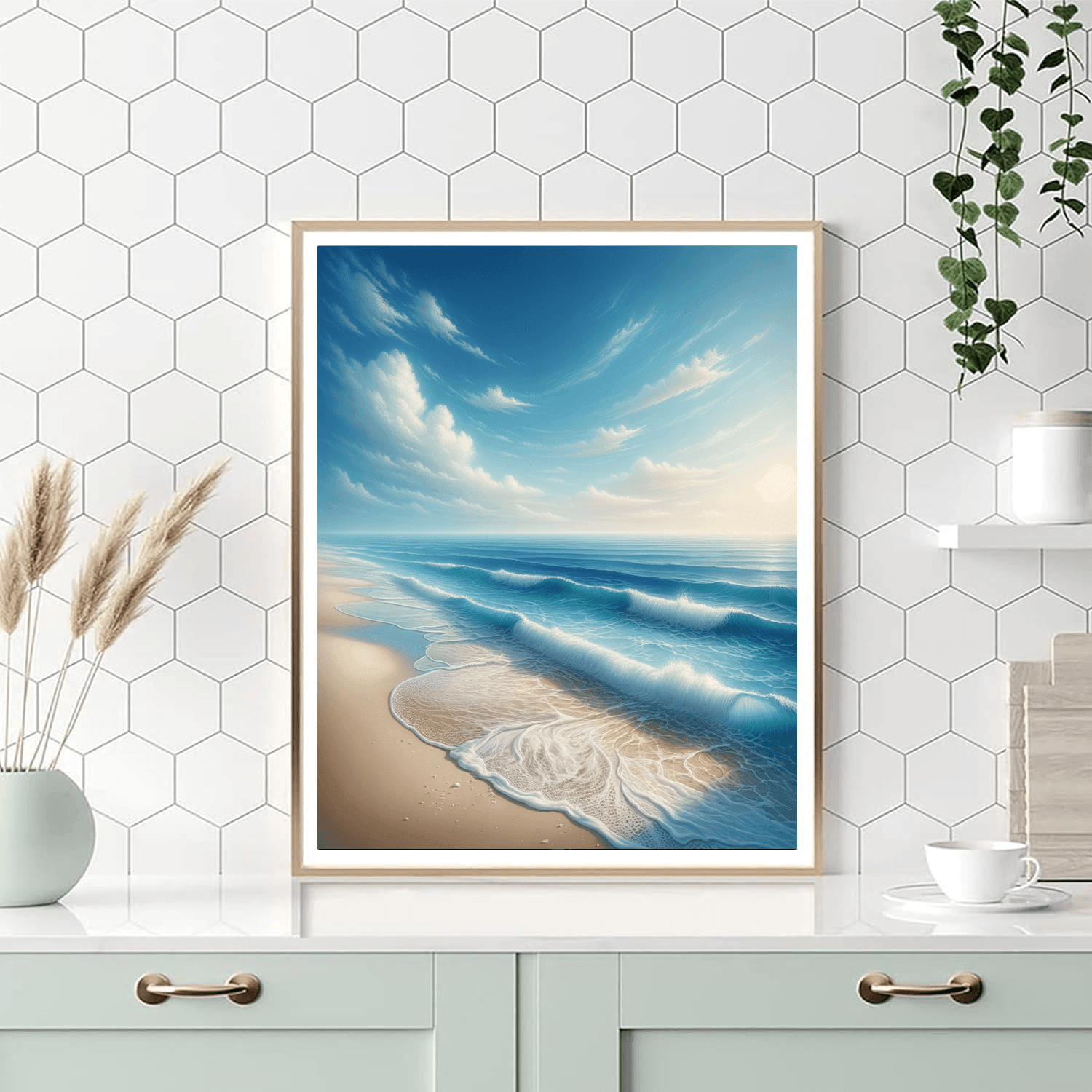 Serenity Of The Ocean Waves Paint By Color