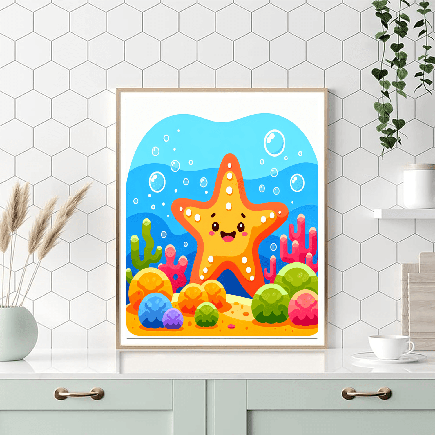 Underwater Wonders With Starfish Pals Paint By Number