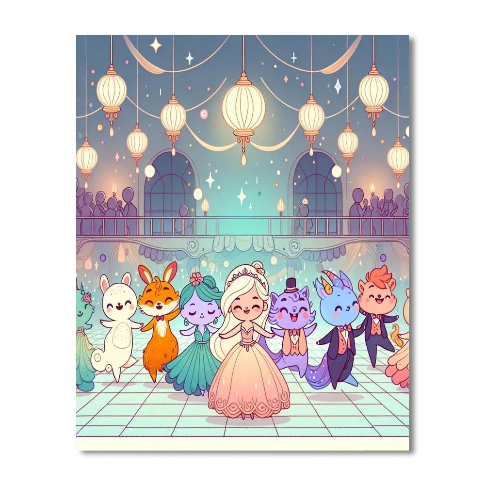 Enchanted Evening Ball Paint By Numbers Art