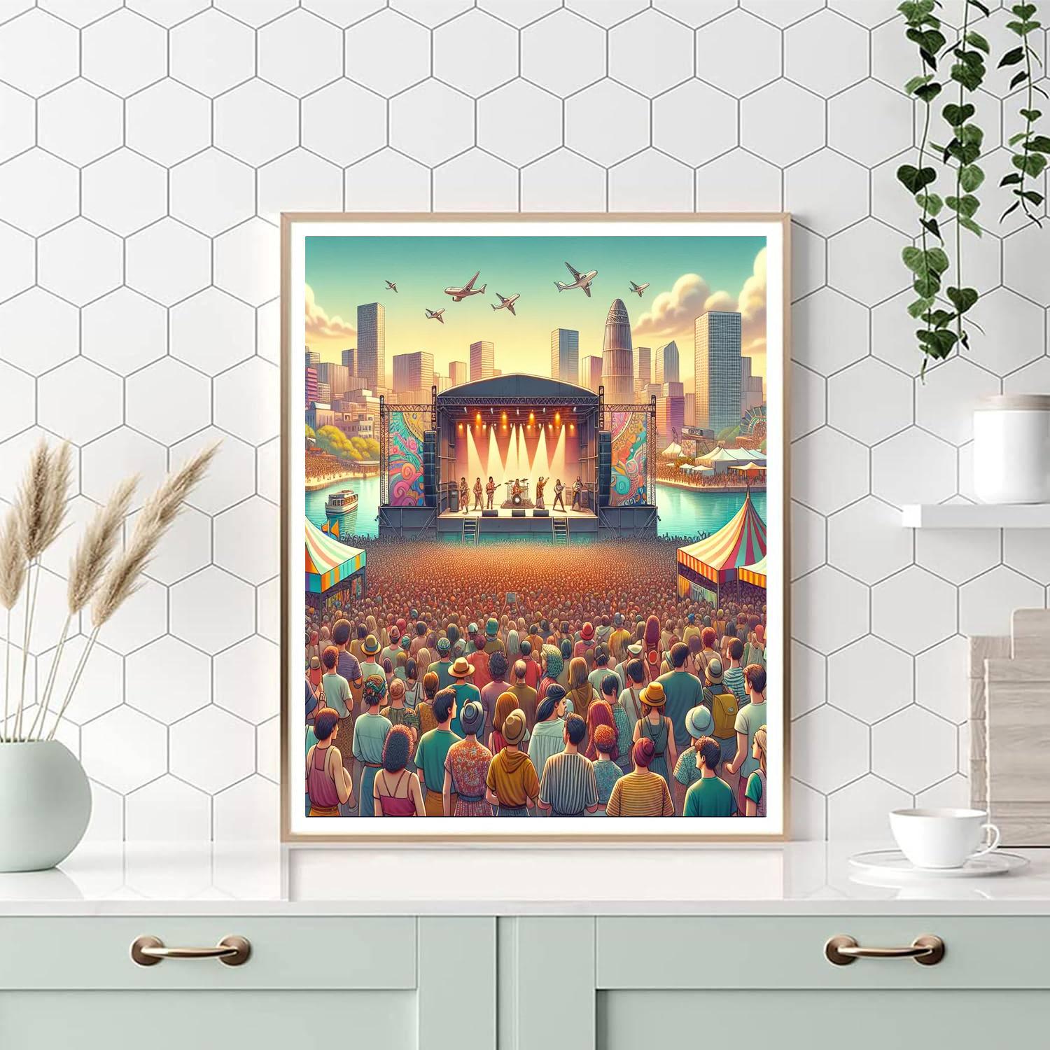 Primavera Sound Numbered Painting Kits