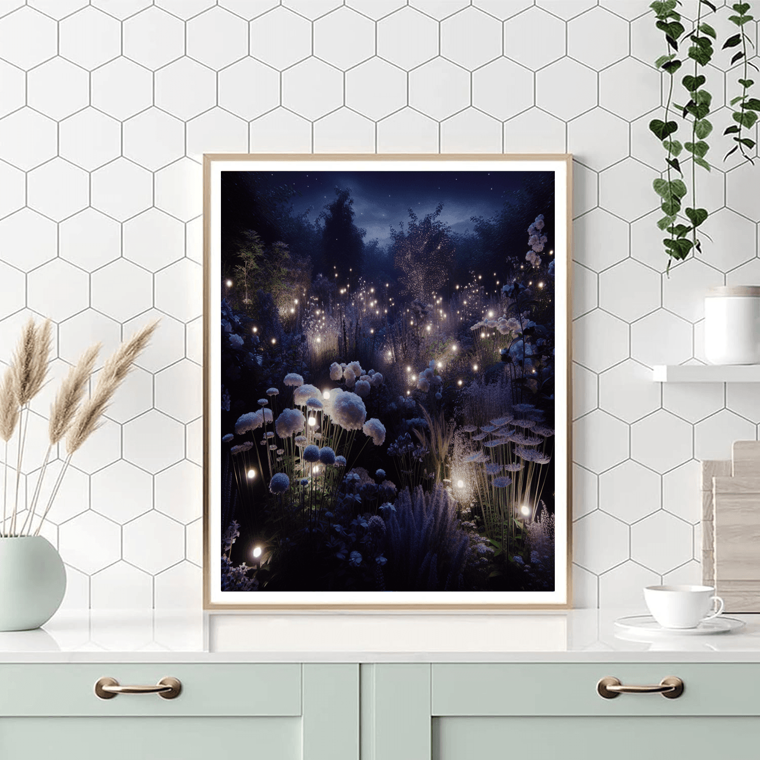 Enchanted Evening Garden Paint By Numbers