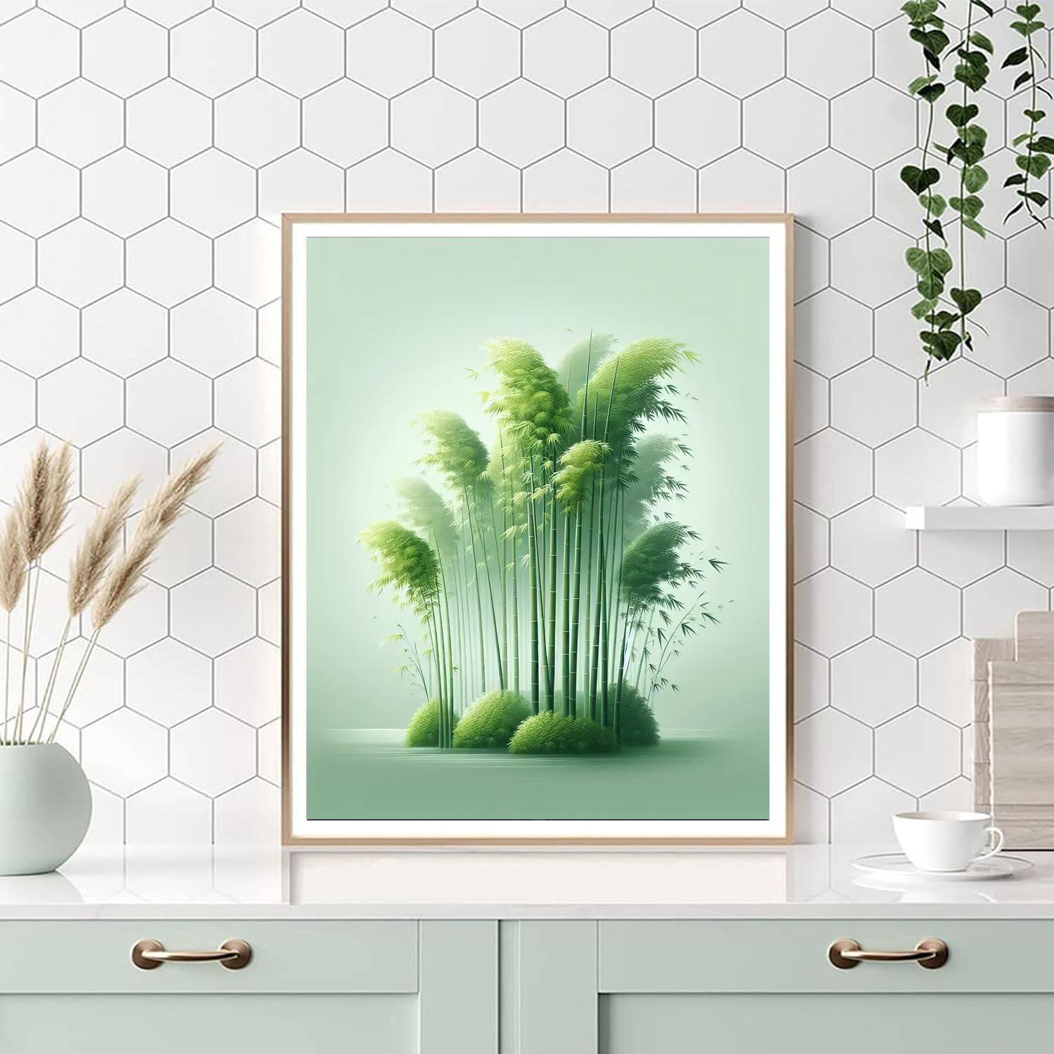Meditative Zen Bamboo Paint By Color