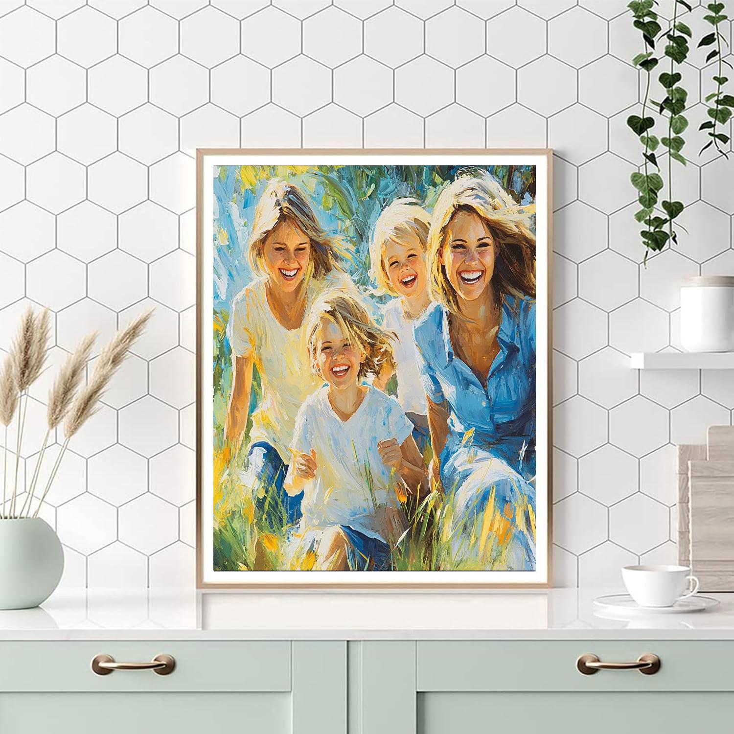 Celebrating Motherhood DIY Paint By Numbers