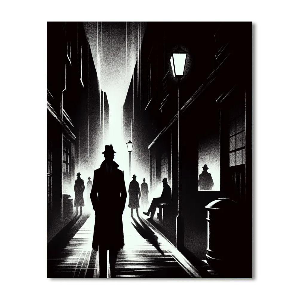 Cinematic Noir Painting By Numbers Kit