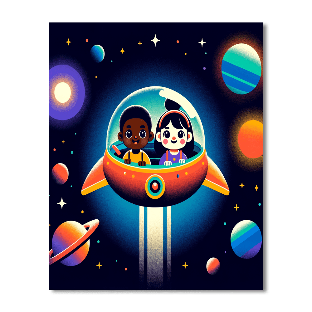 Galaxy Explorer Painting By Numbers Kit