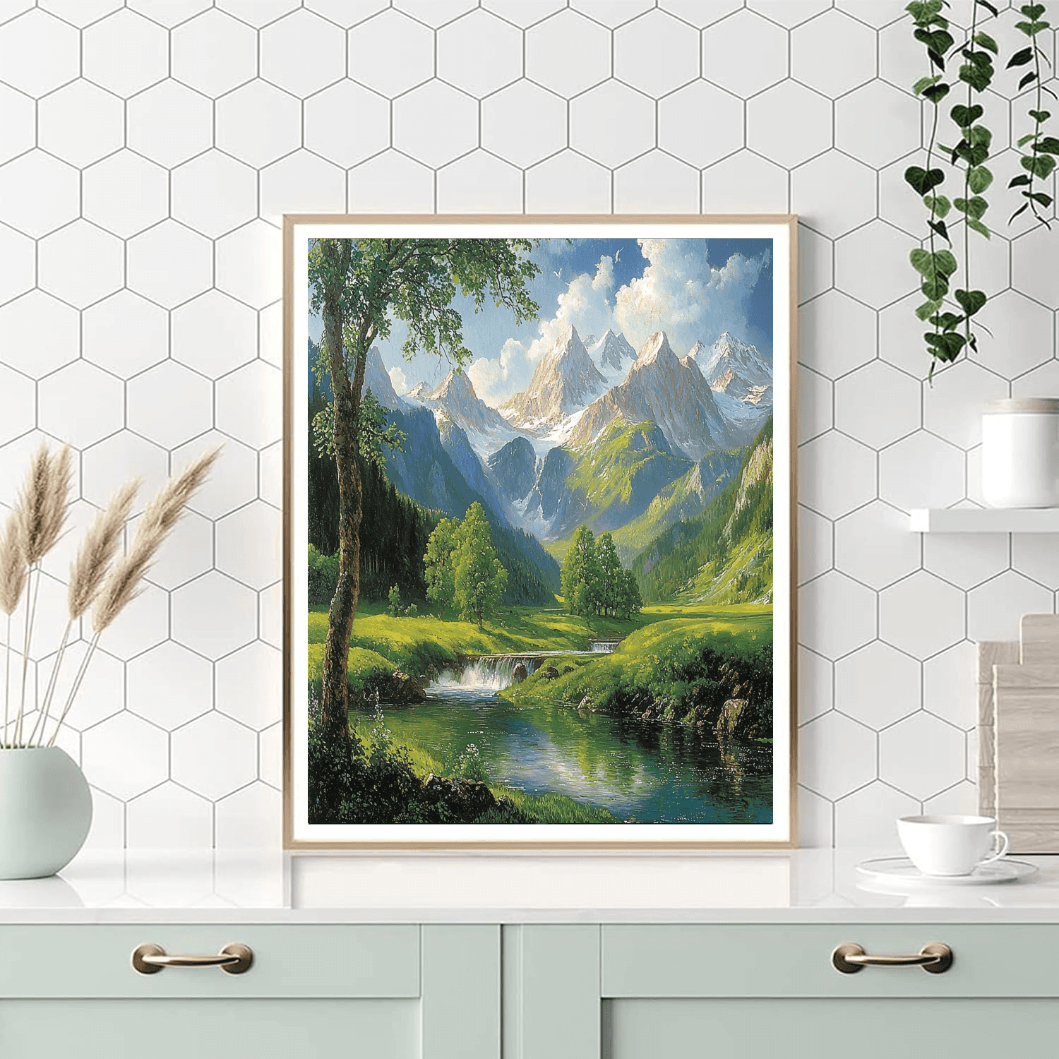 Bierstadt Inspired The Great Outdoors  Number Painting