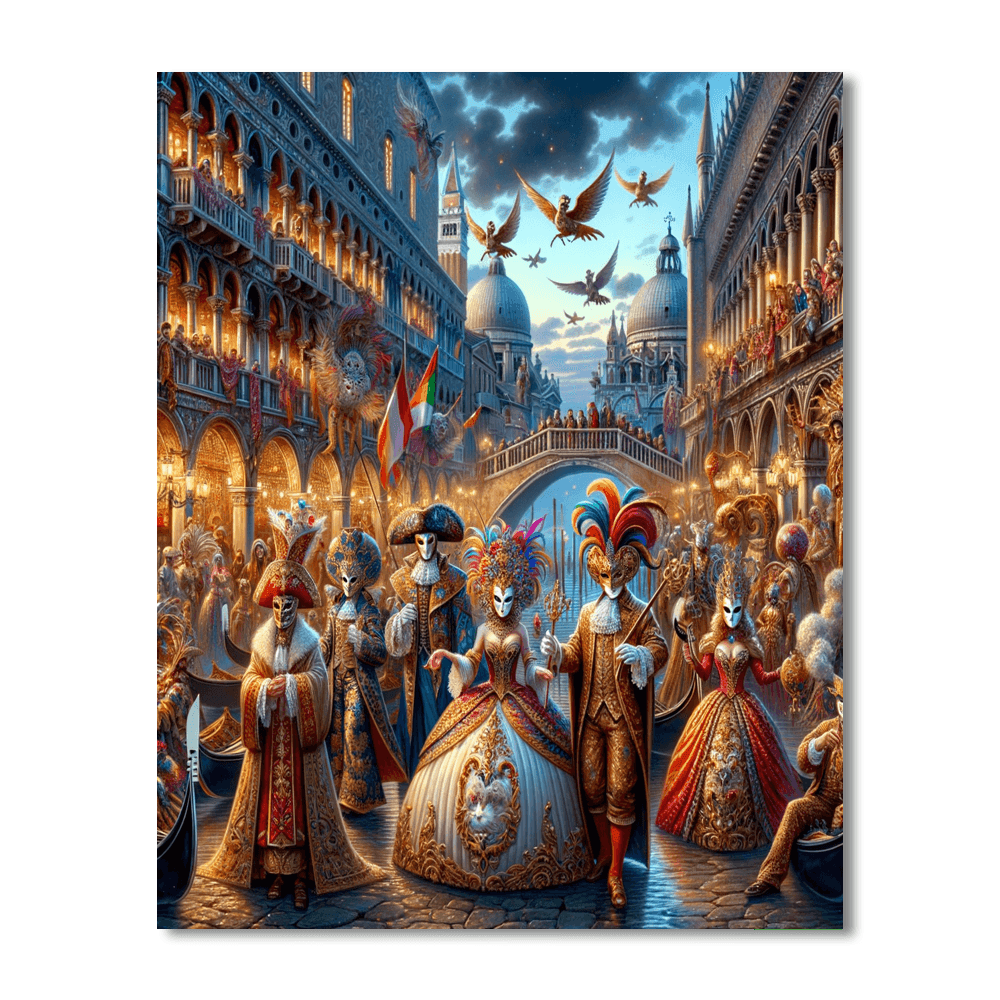 Venice Carnival - Venice, Italy Paint By Number