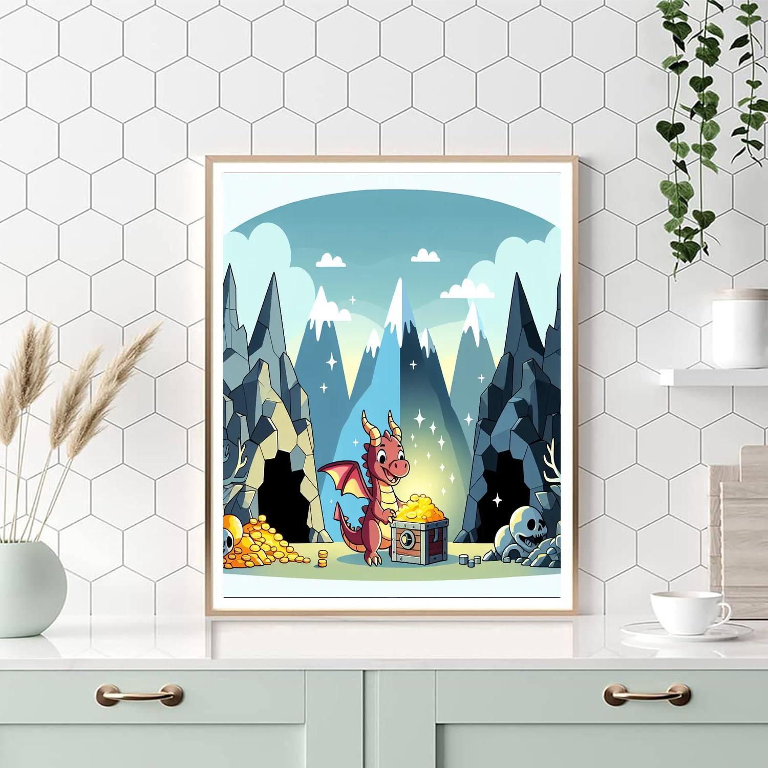 Dragon's Secret Lair Numbered Painting Kits