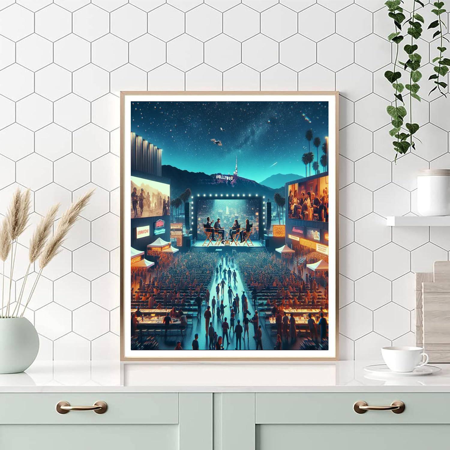 Los Angeles Film Festival - Los Angeles, Usa Number Painting