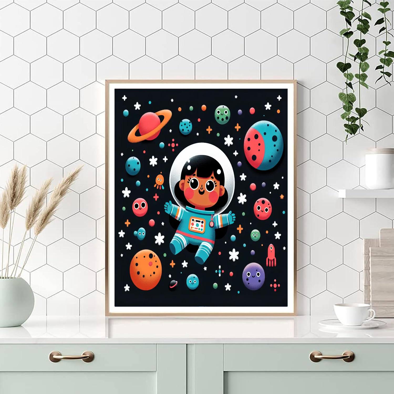 Galaxy Explorer Journey DIY Paint By Numbers