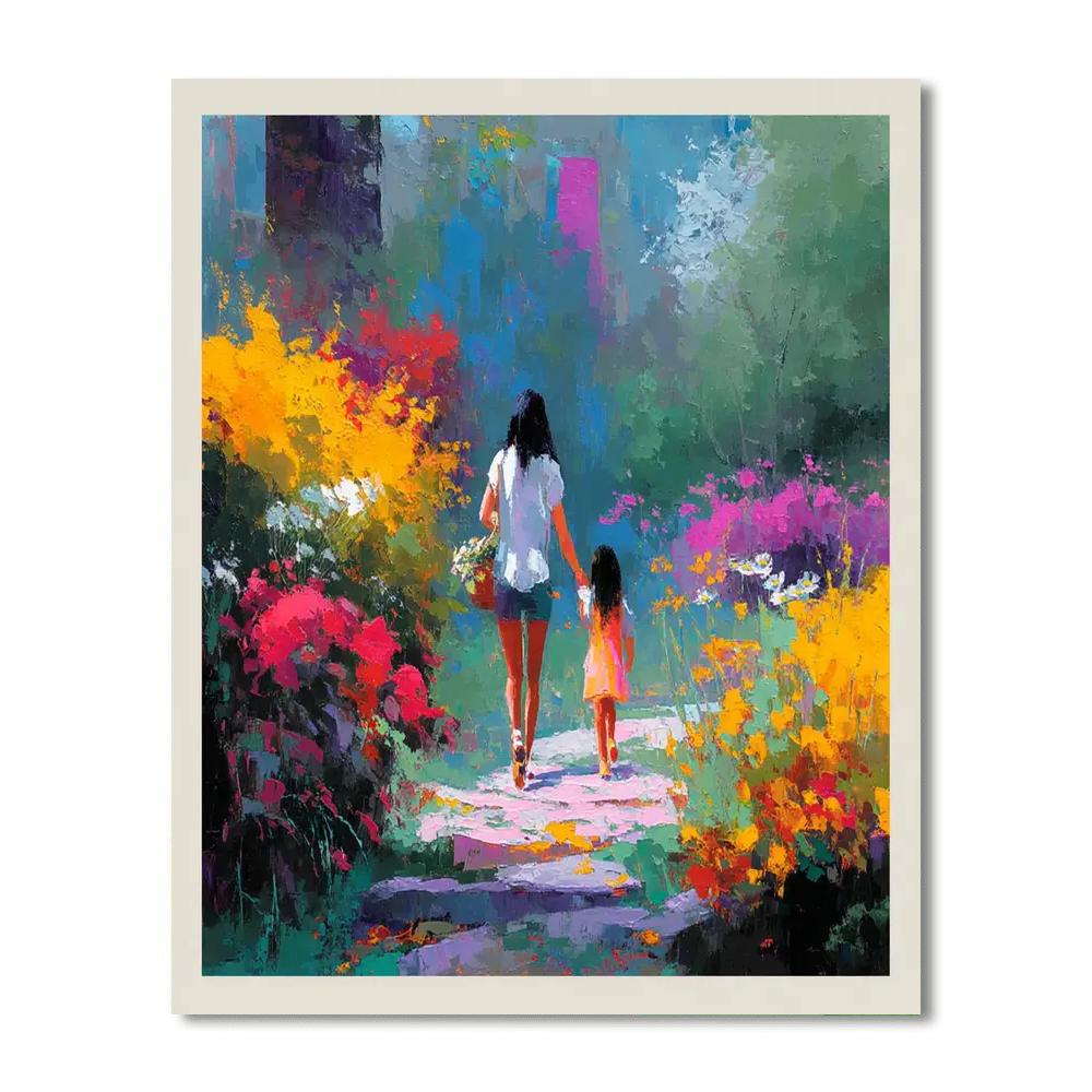 Exploring The Flower Garden Paint By Color