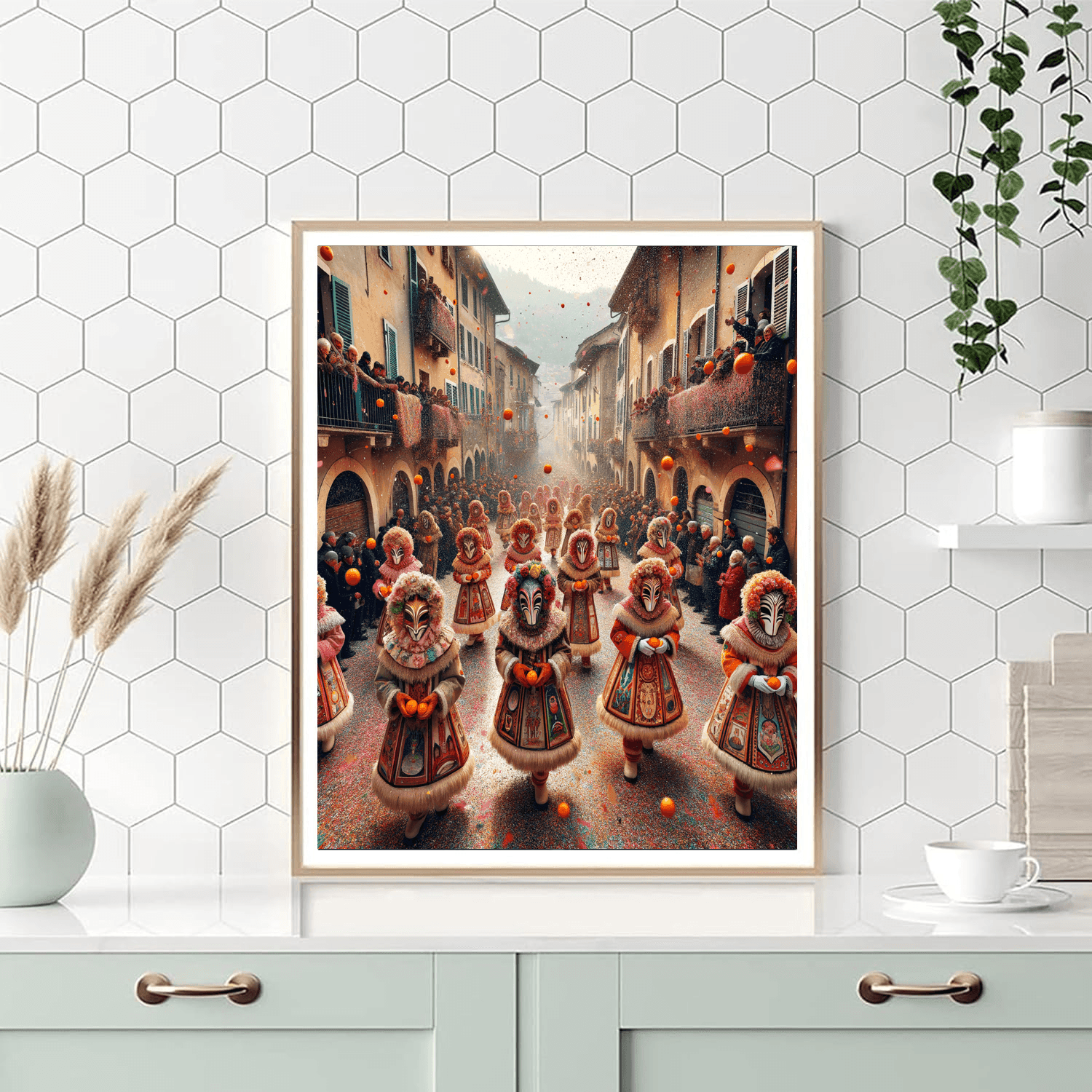 Carnival Of Binche - Binche Paint By Color