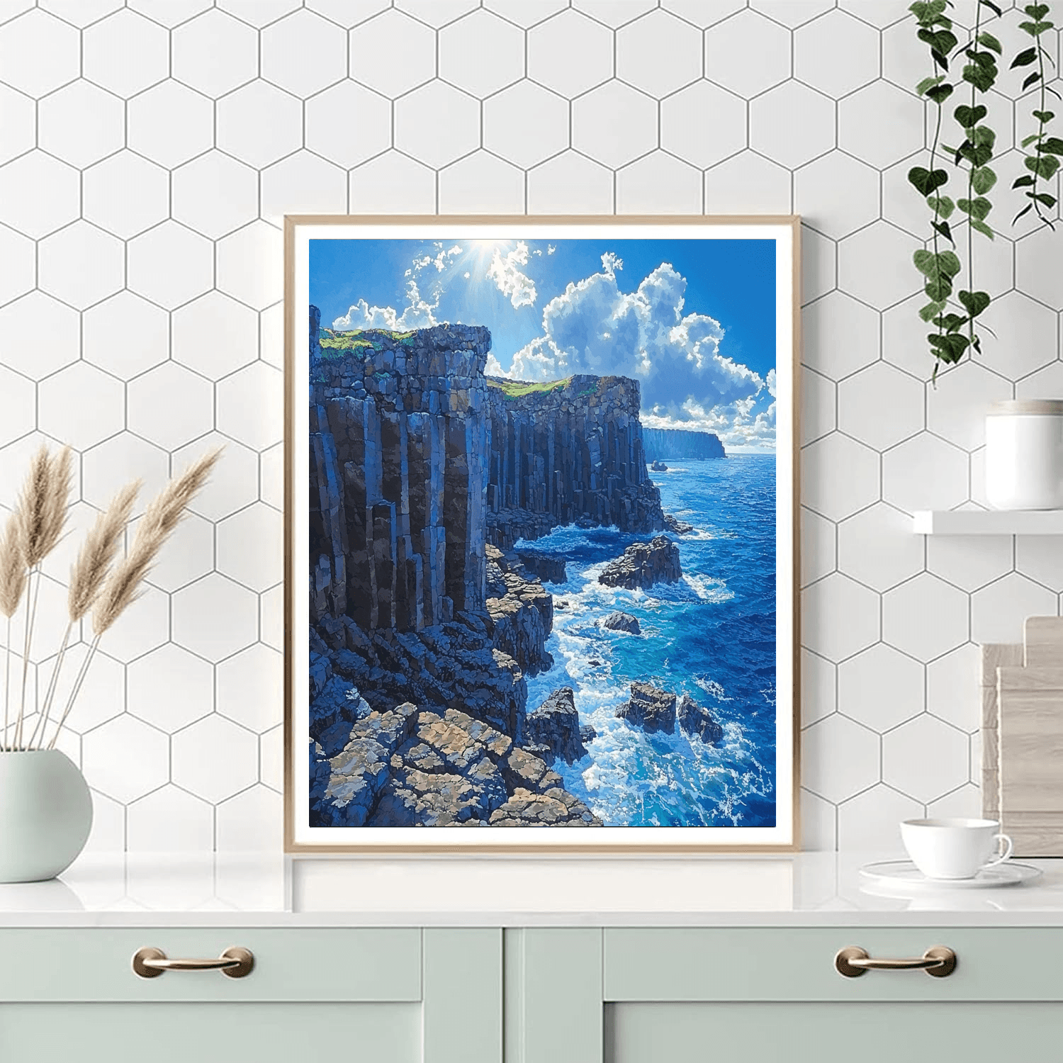 The Giant's Causeway Paint By Numbers