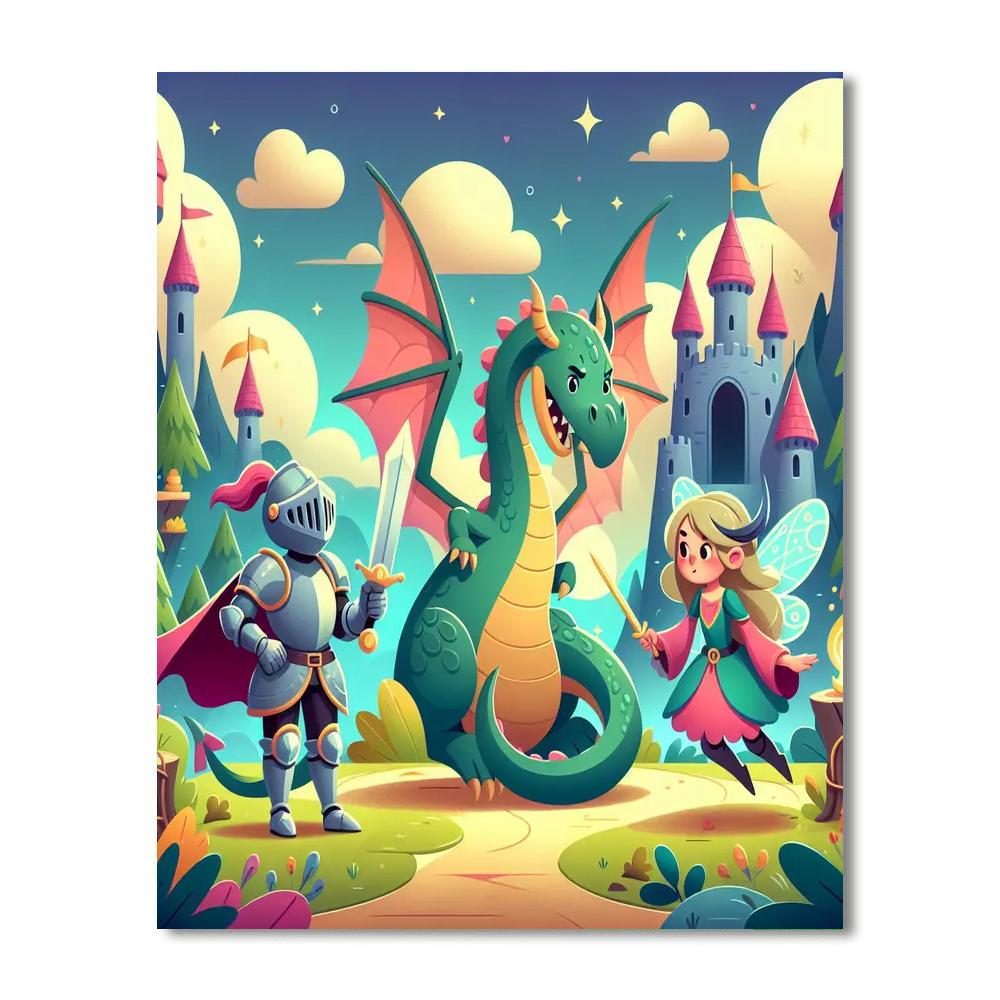 Fantasy Adventure Stories Paint By Numbers