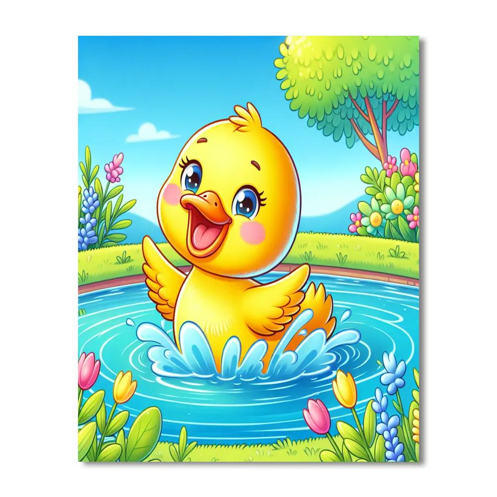 Dancing Ducky Paint By Color
