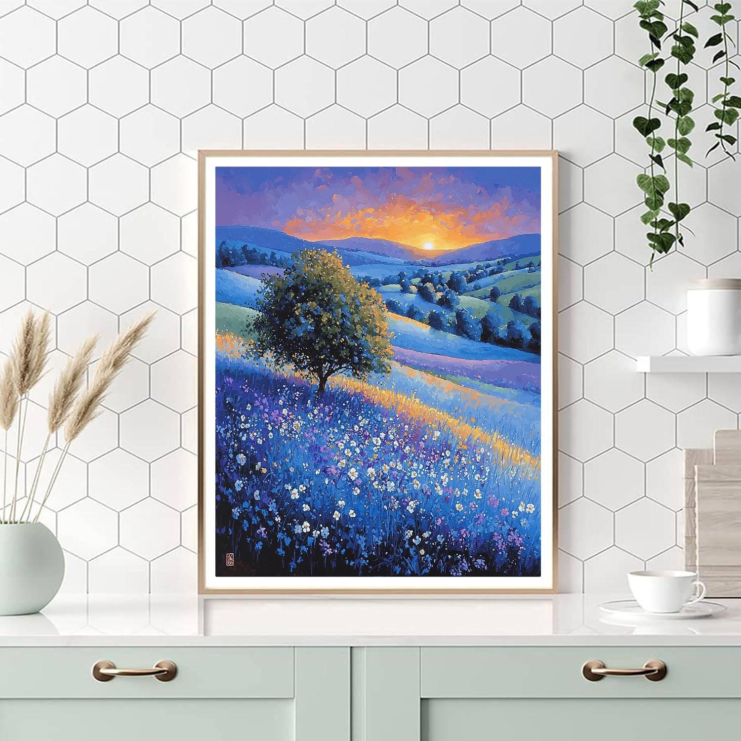 Nandalal Bose Inspired Melody Of The Twilight Meadows  Paint By Numbers