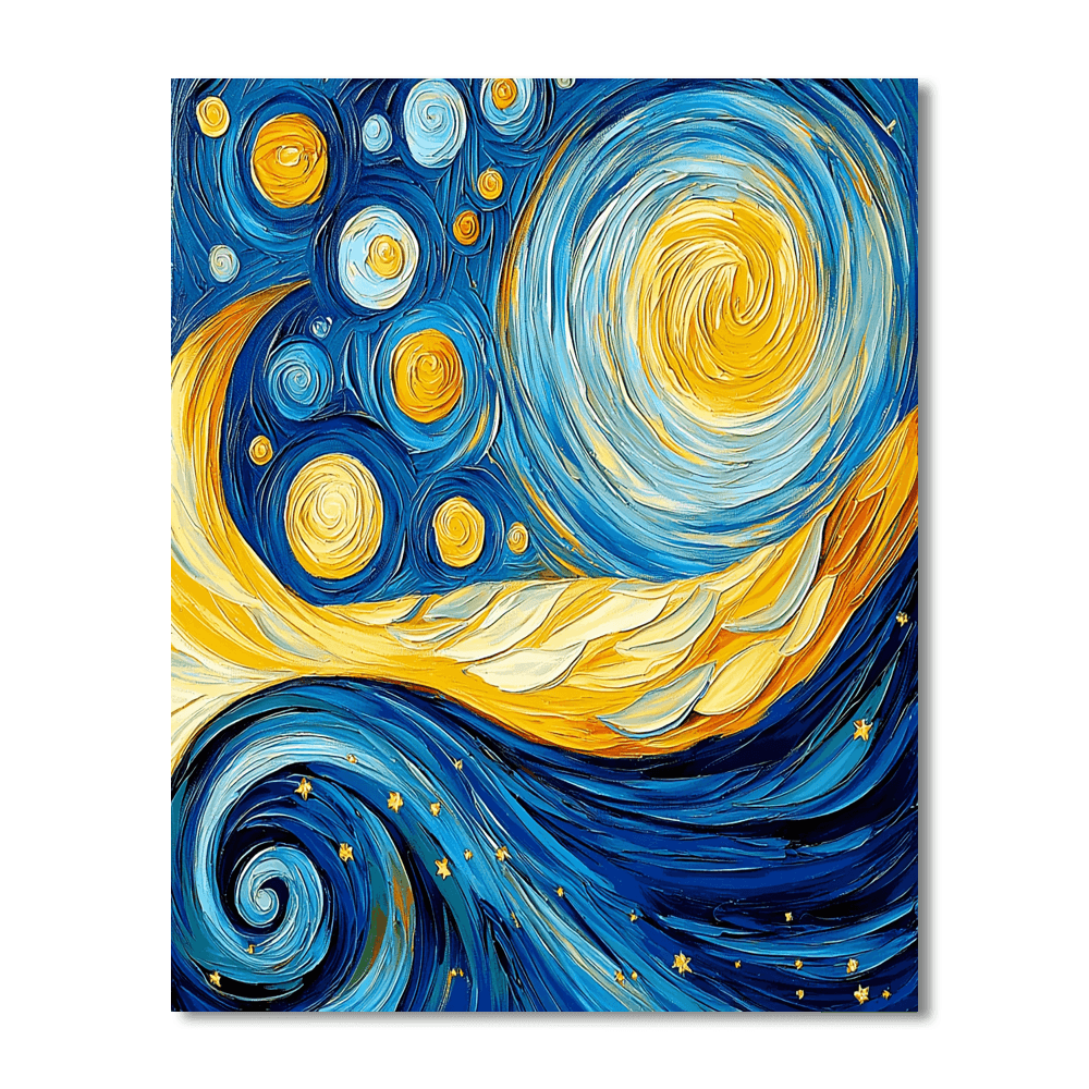 Vincent Van Gogh Inspired Solar Dance  Paint By Numbers