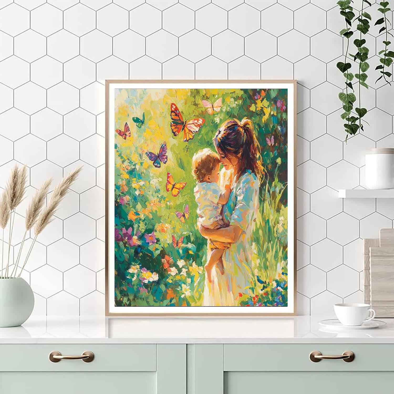 Shelter In Her Wings Paint By Numbers Kits