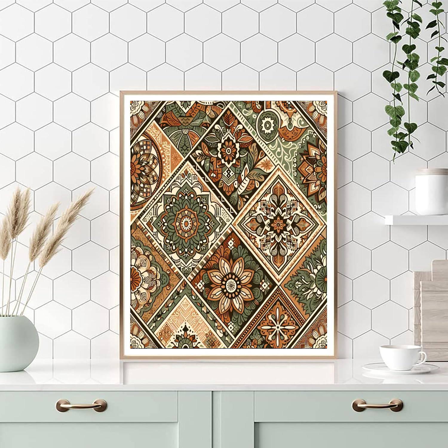 Chic Bohemian Patterns Paint By Numbers