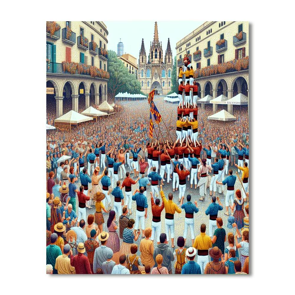 La Merce - Barcelona, Spain Paint By Number