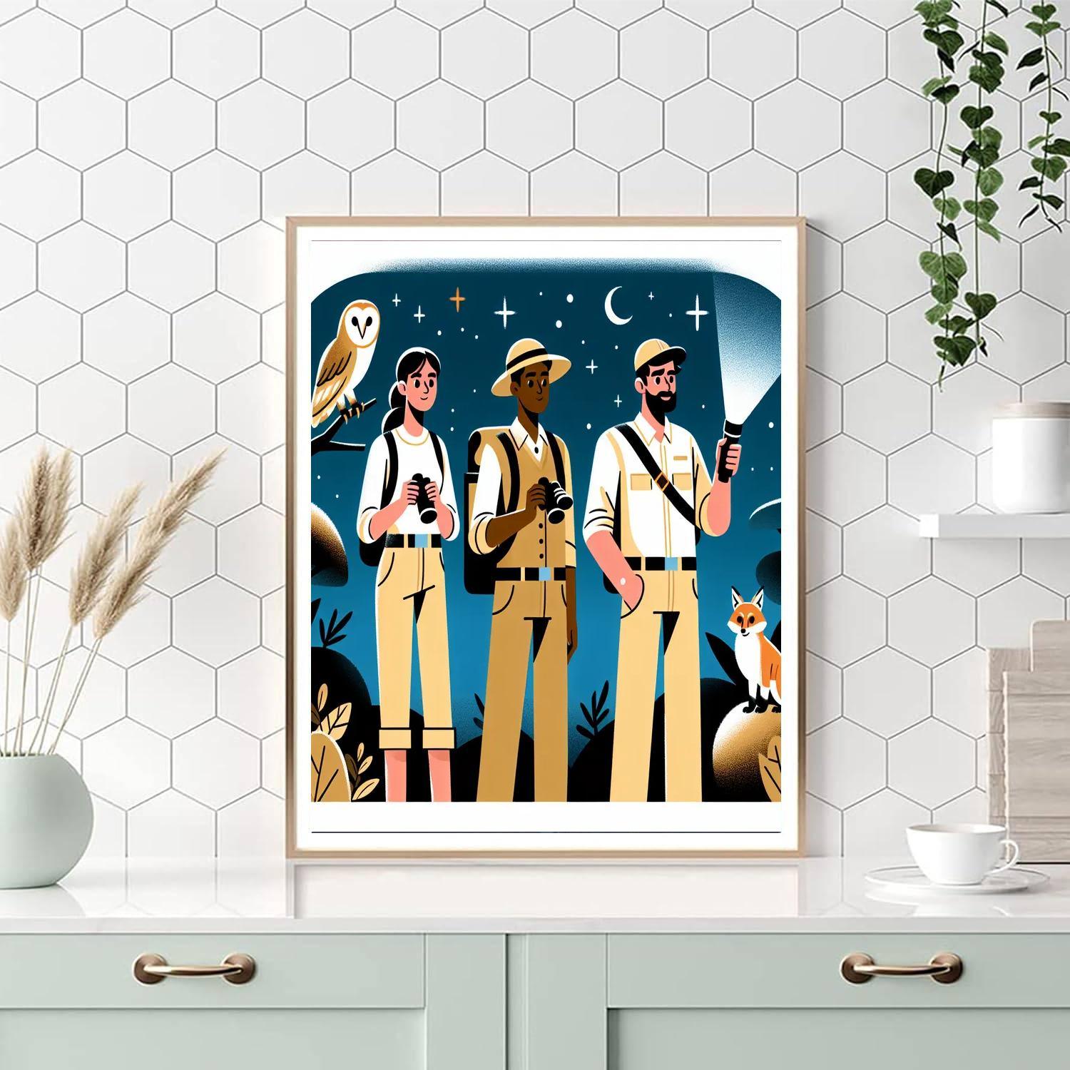 Safari Night Quest Paint By Number