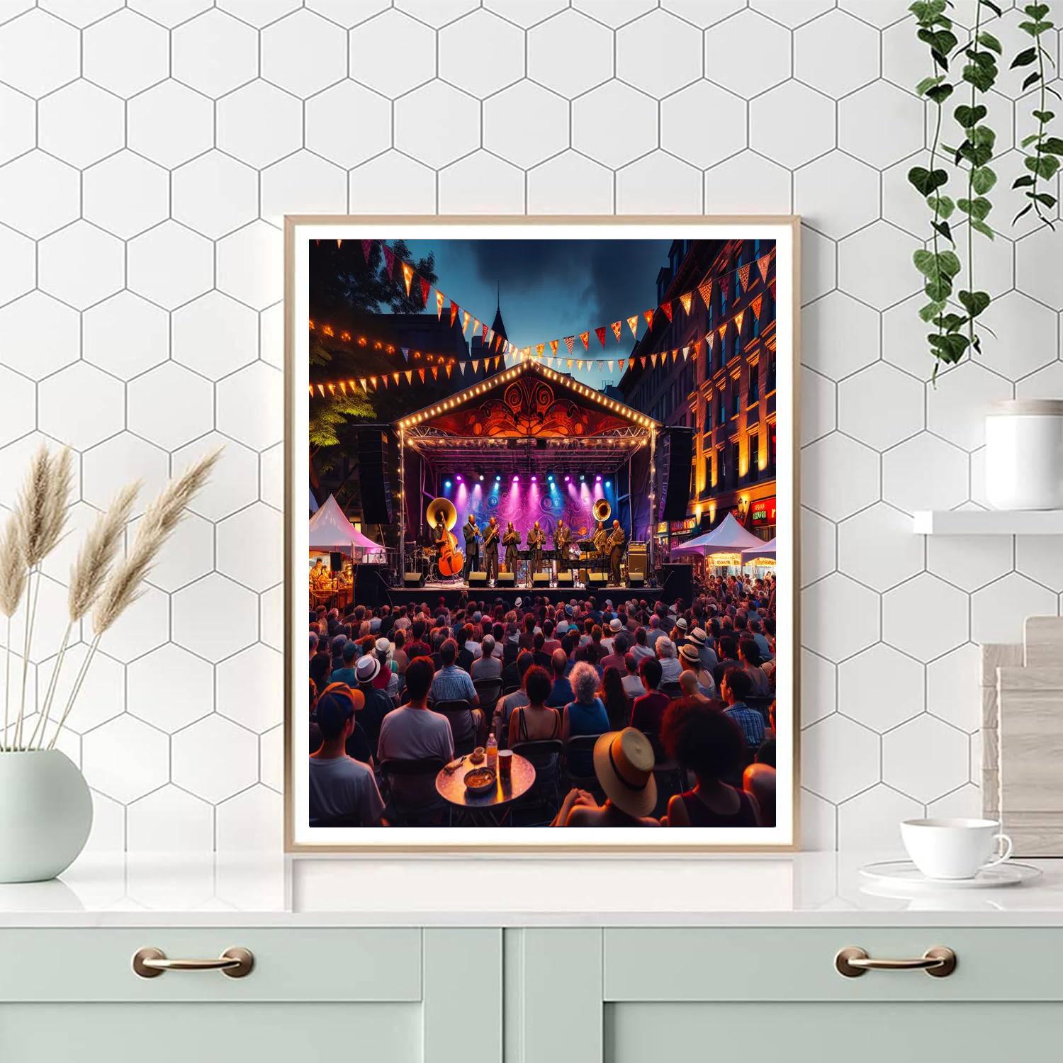 Jazz Fest - Montreal Number Painting