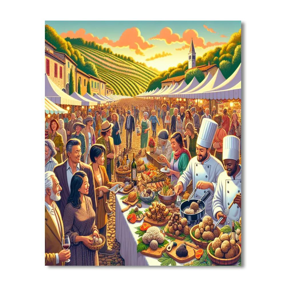 Alba White Truffle Festival Paint By Color