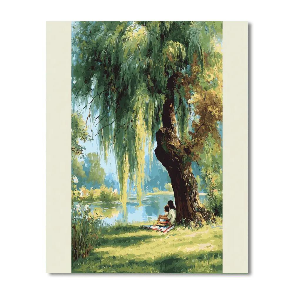 Moments Under The Willow Paint By Numbers Kits