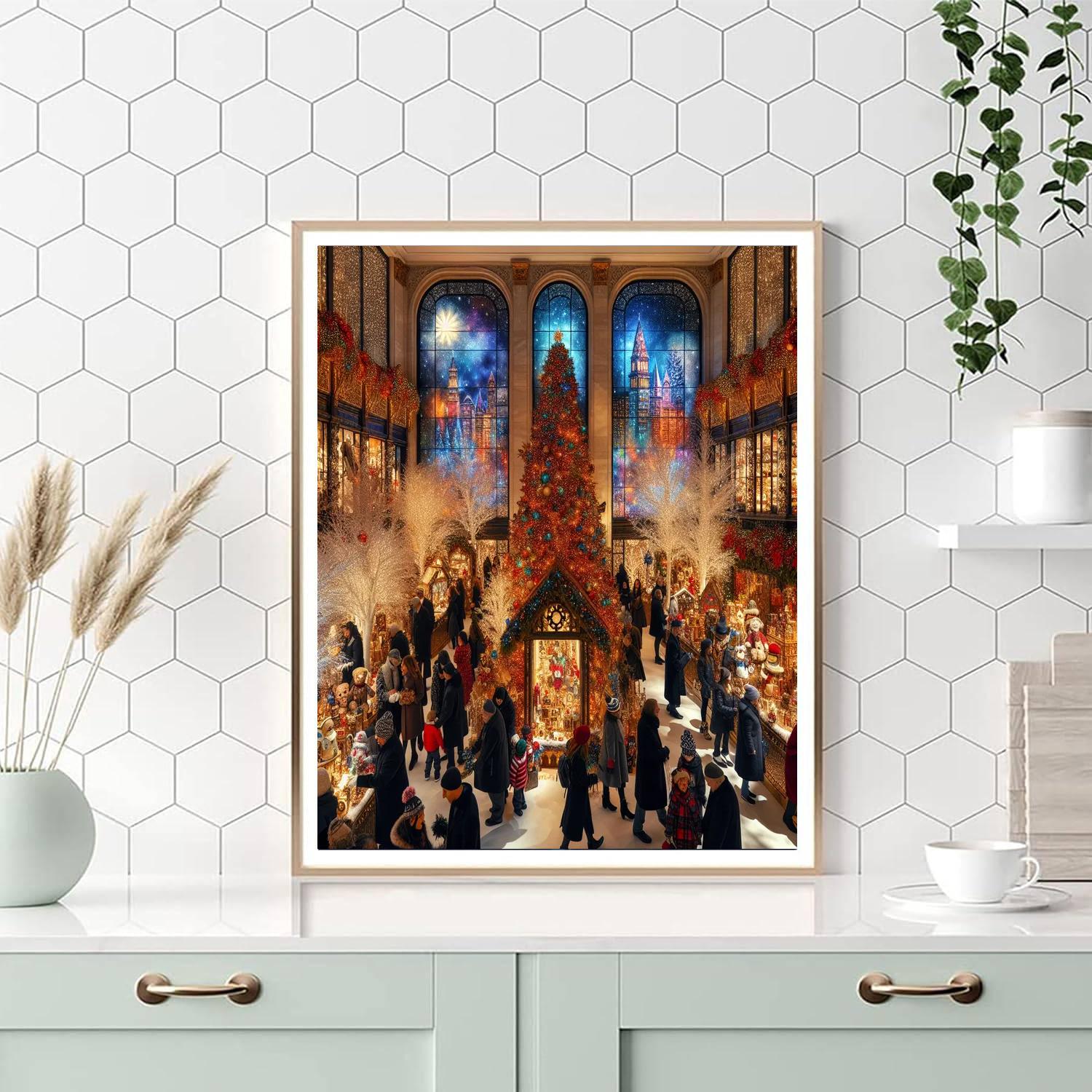 Harrods Christmas Festival Paint By Numbers Kits