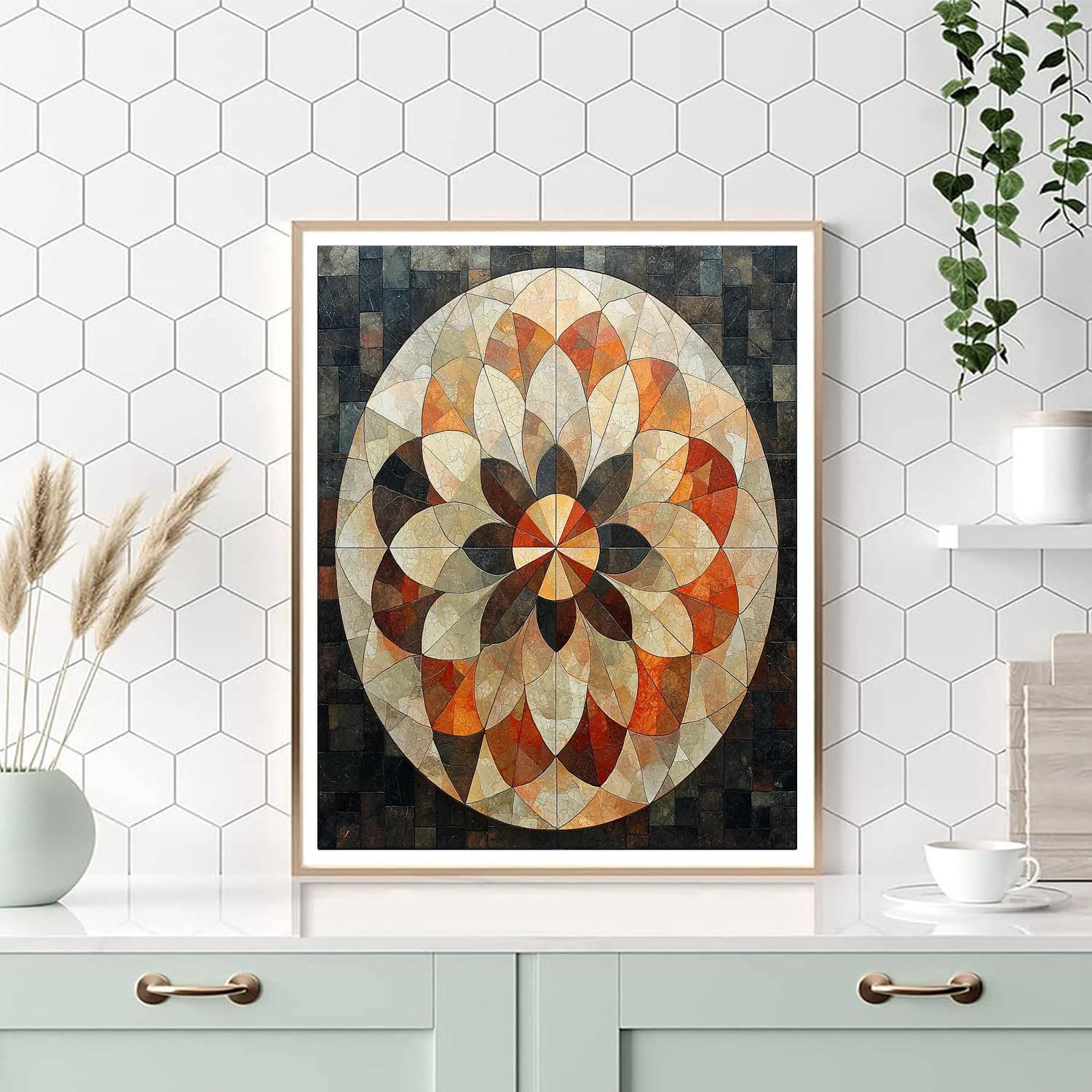 Michelangelo Inspired Sacred Symmetry  Paint By Numbers