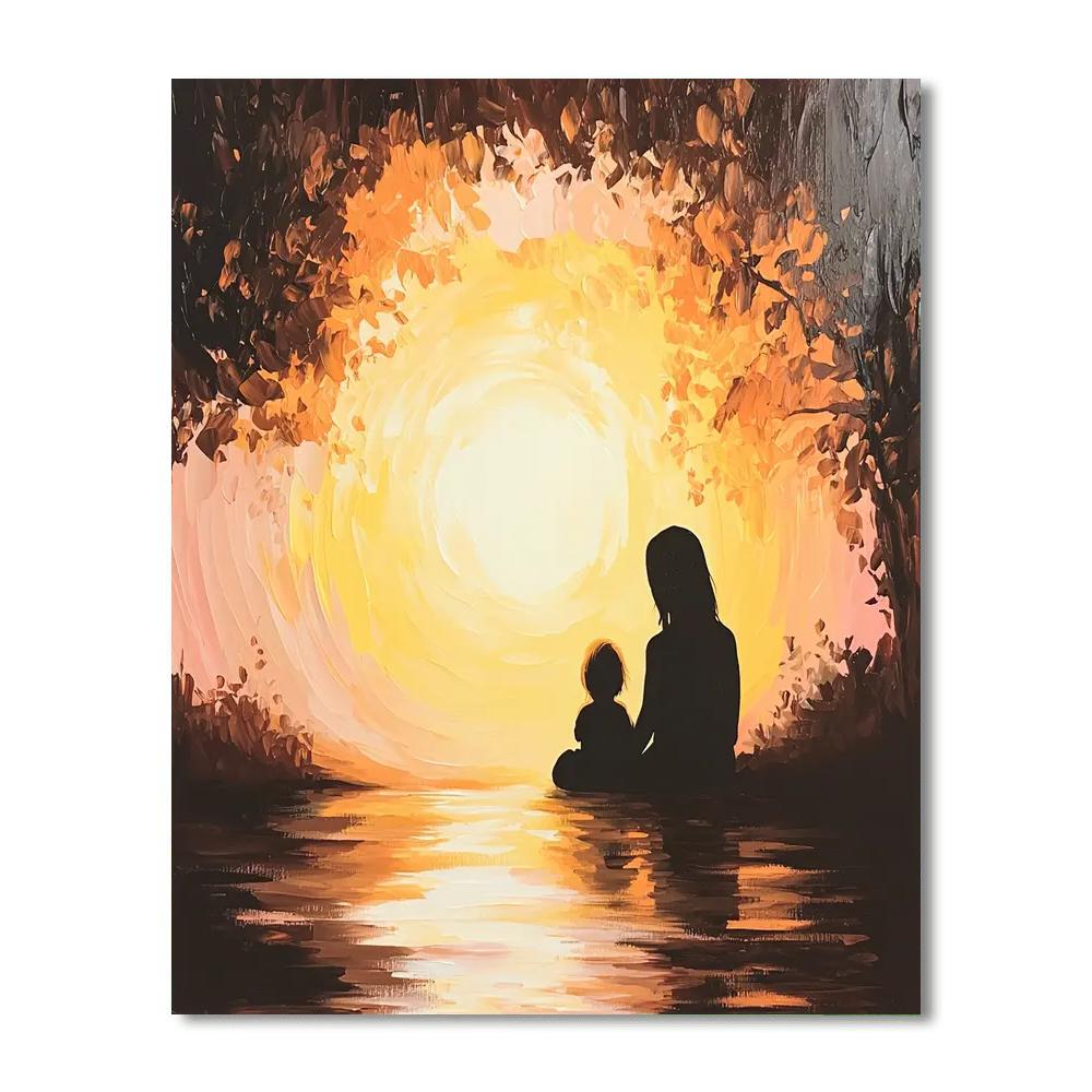 Soft Light Of Dawn Number Painting