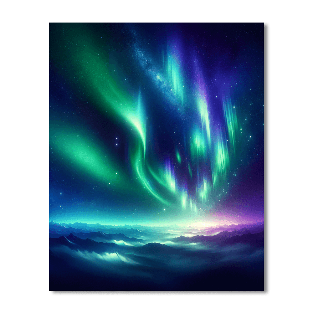 Aurora's Night Magic Paint By Number