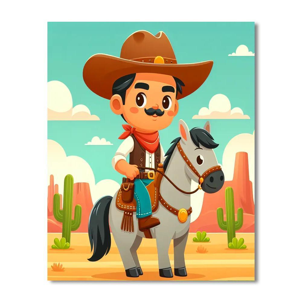 Wild West Journey Paint By Color