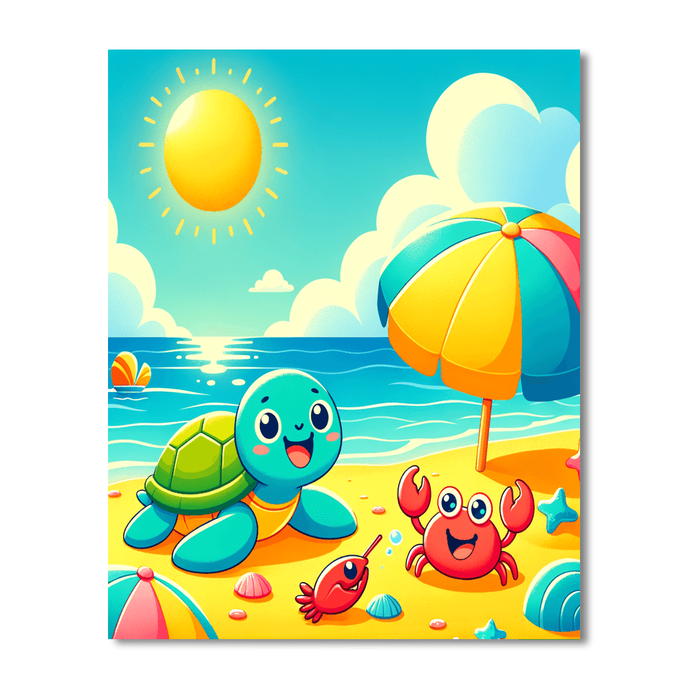 Sweet Summer Days DIY Paint By Numbers