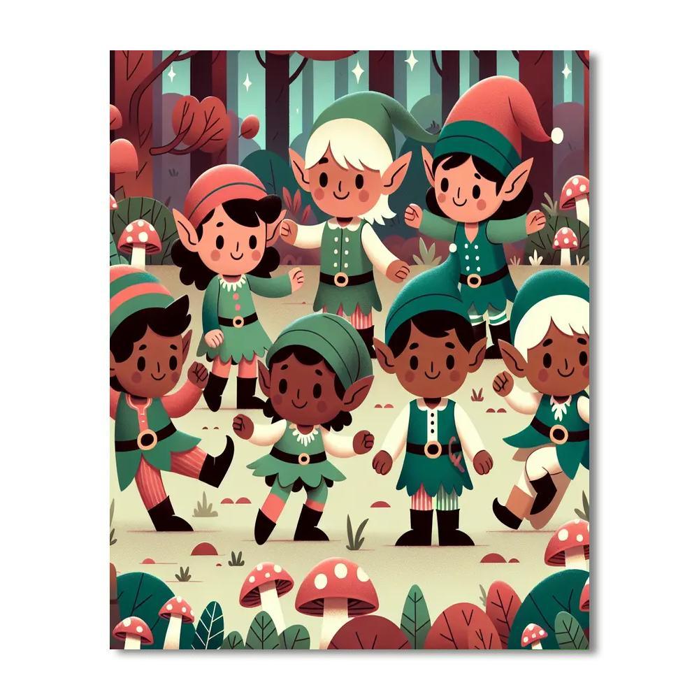 Forest Elf Adventure Paint By Numbers