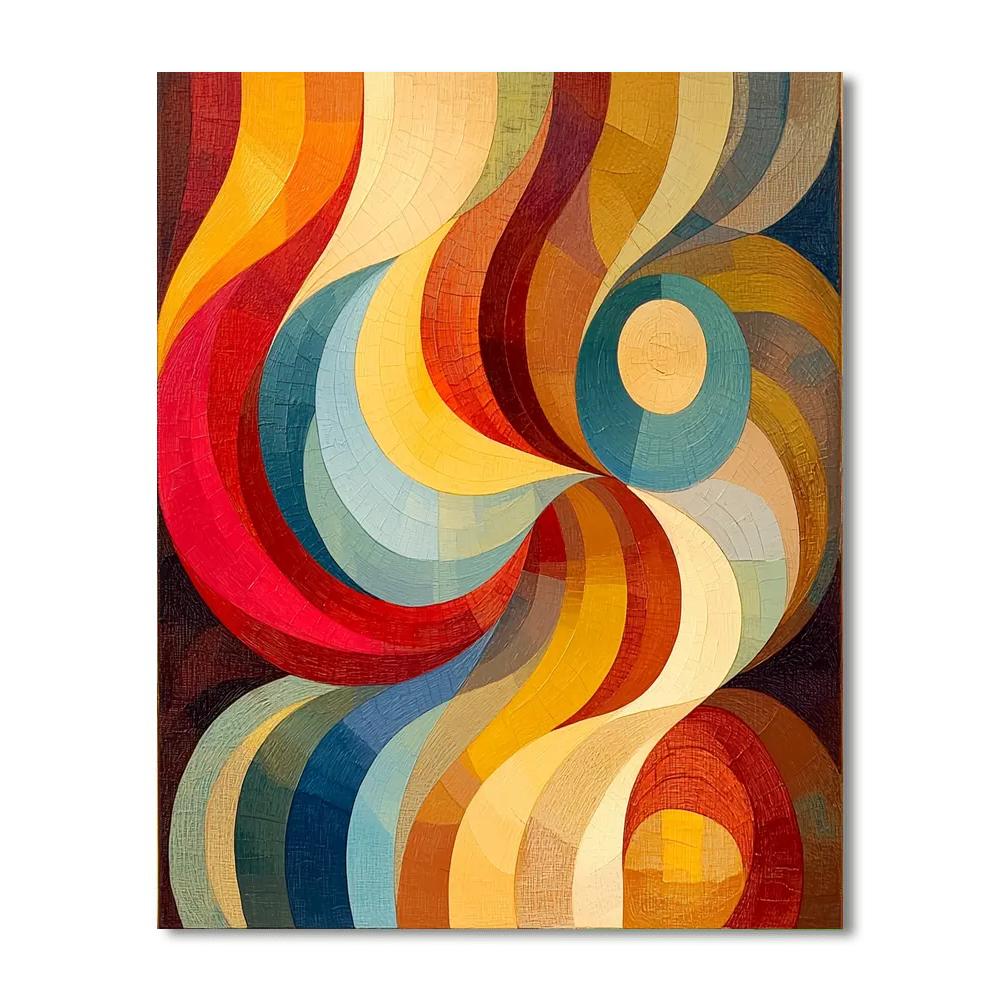 Paul Klee Inspired Whimsical Harmonies  Paint By Number