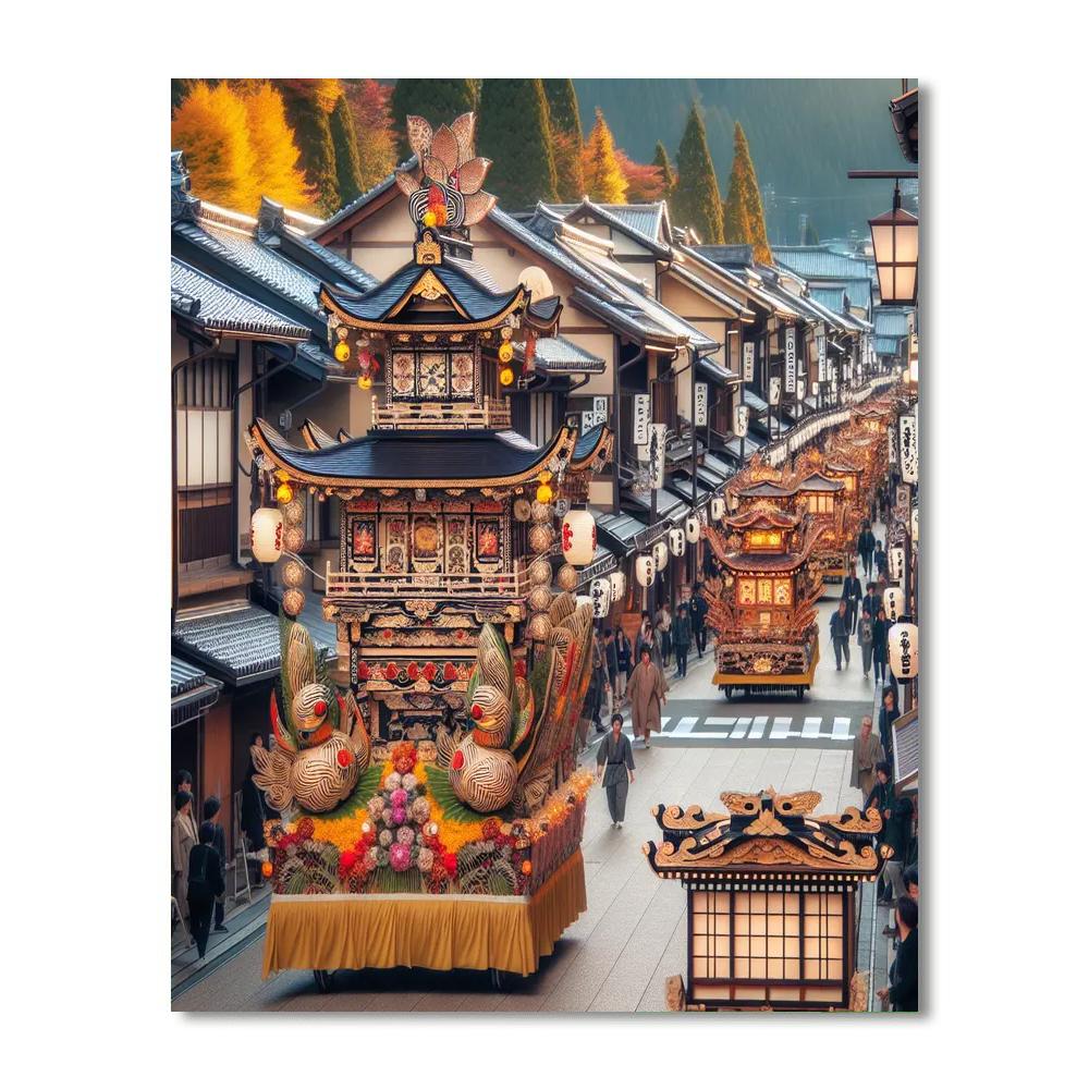 Gion Yatai Kaikan - Takayama Numbered Painting Kits