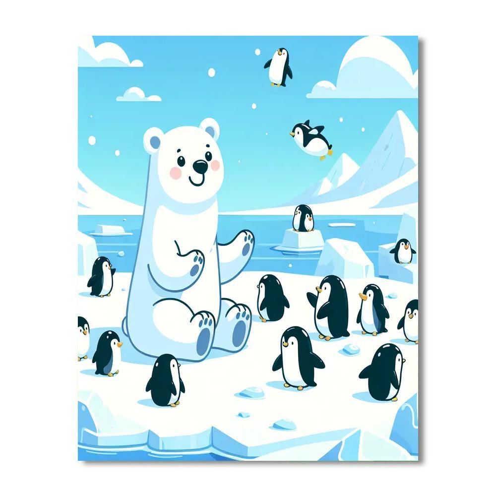 Arctic Exploration Number Painting