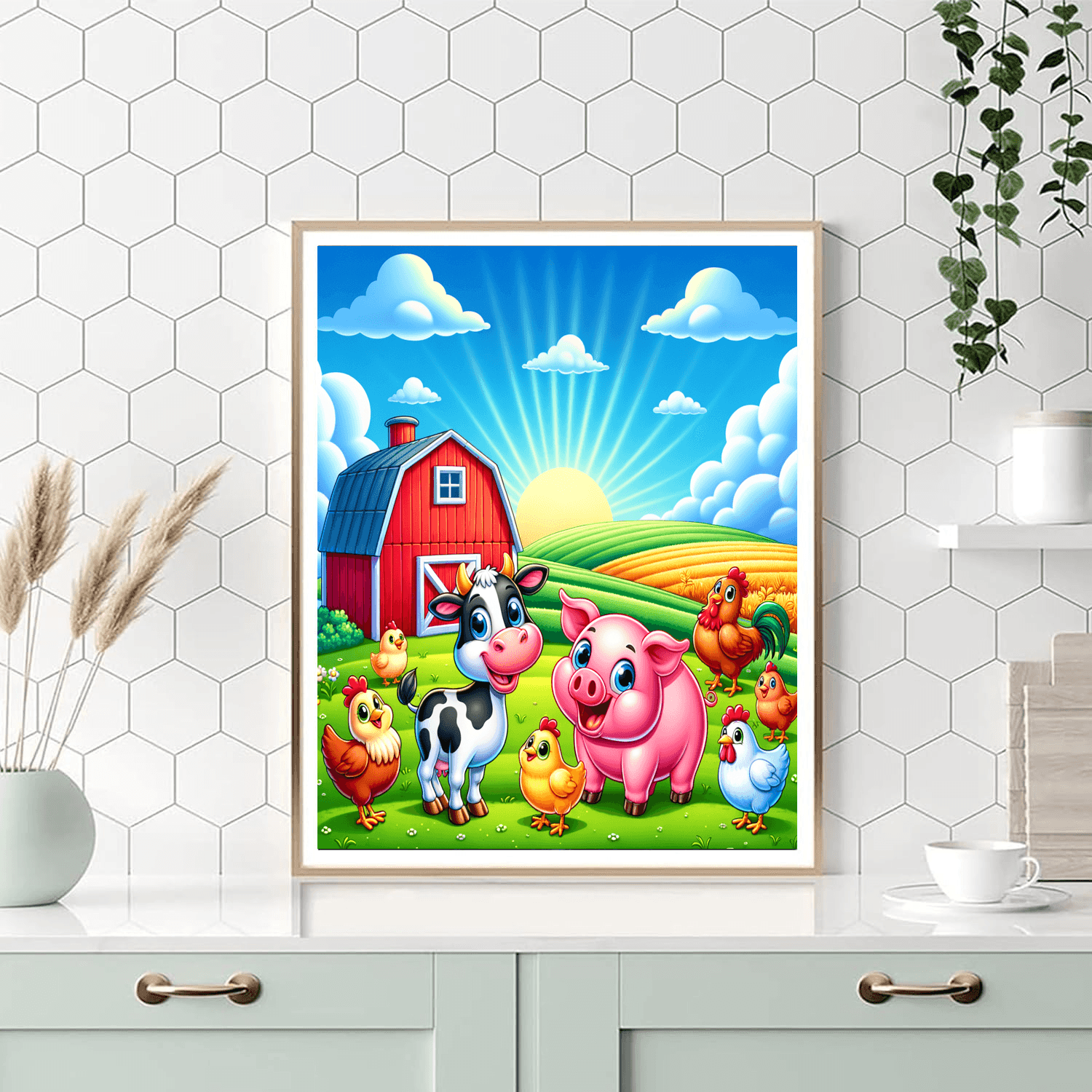 Adventure On The Farm Painting By Numbers Kit