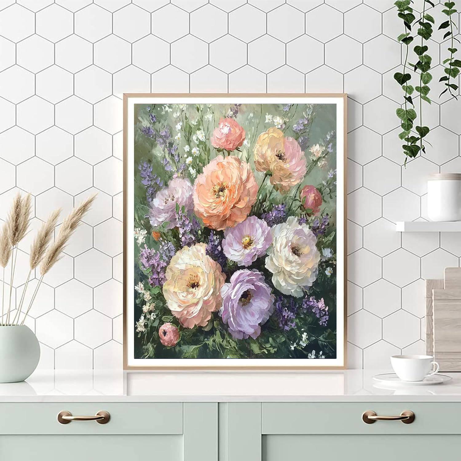 Pierre-Auguste Renoir Inspired Floral Symphony In Pastels  Paint By Numbers Kits